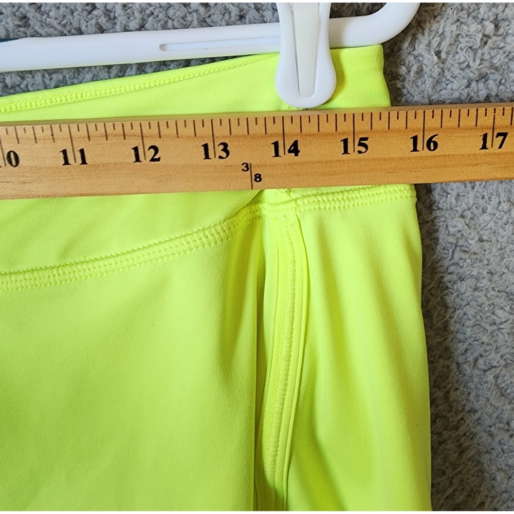 Nike Dri-FIT Skort Womens Medium Neon Yellow Athletic Tennis Activewear Skirt - Picture 5 of 15